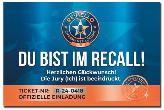 Bild von Die Recall Karte
