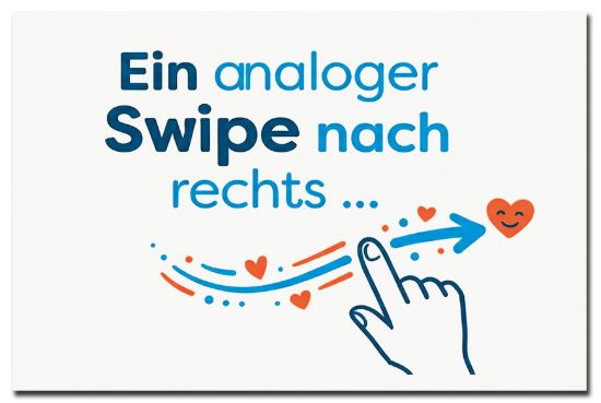 Bild von Ein analoger Swipe
