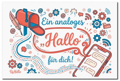 Bild von Ein analoges "Hallo" für dich!