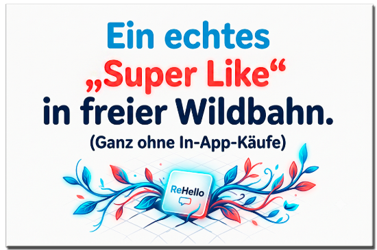 Ein echtes Super Like. Dating App